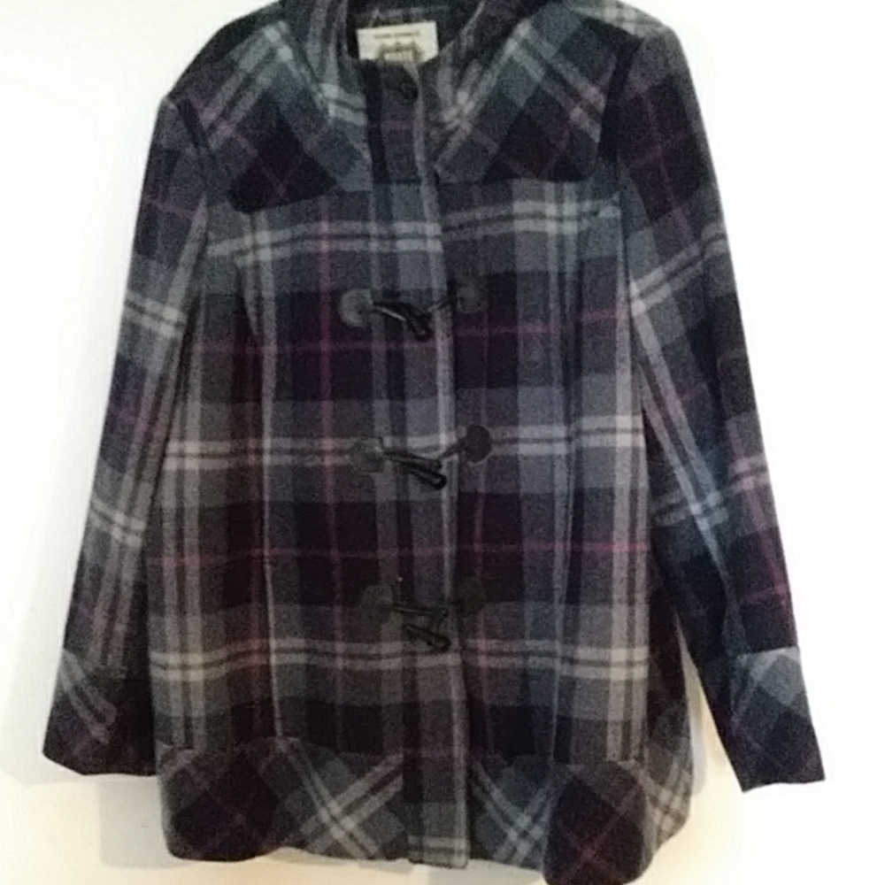 Womens plaid winter jacket 3x